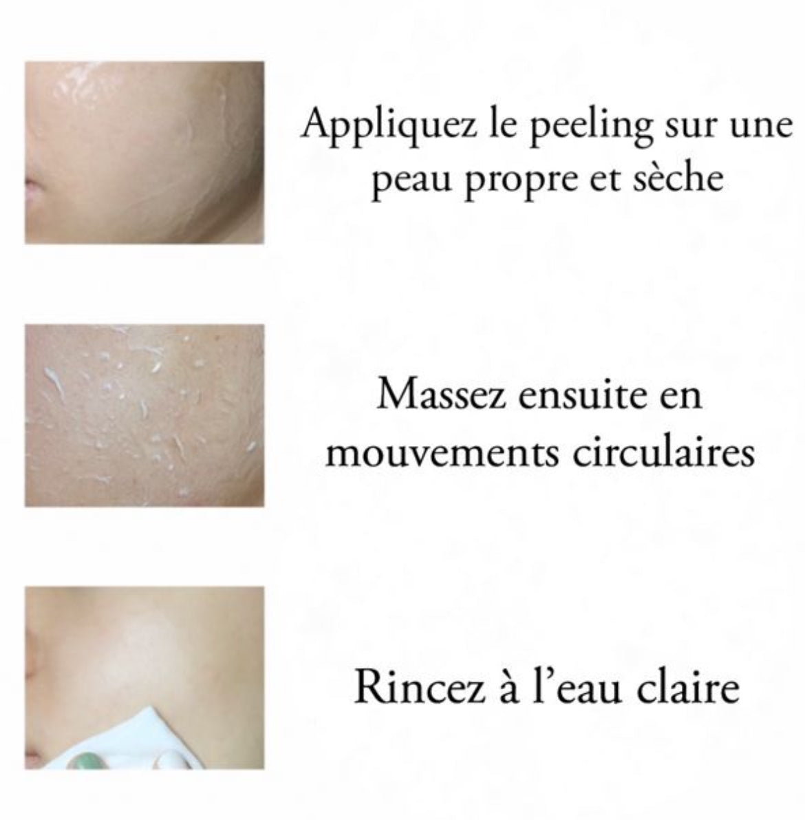 Crème peeling visage